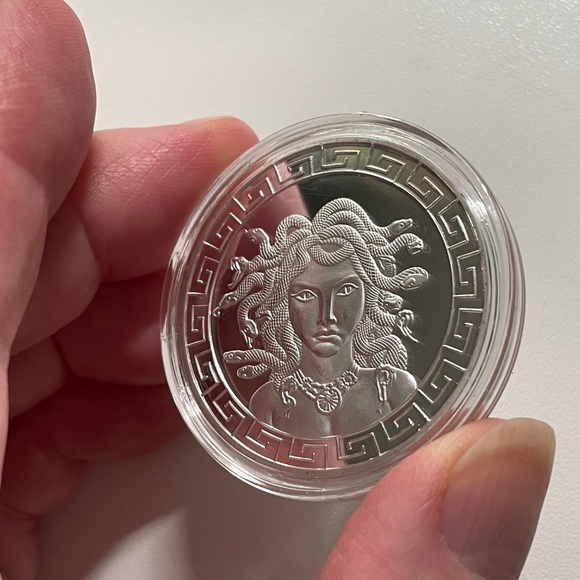 Owl & Medusa Silver coin. - Picture 3 of 9